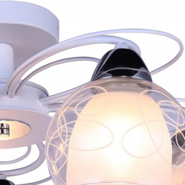 Фото Люстра на штанге Arte Lamp Sansa A7585PL-5WH