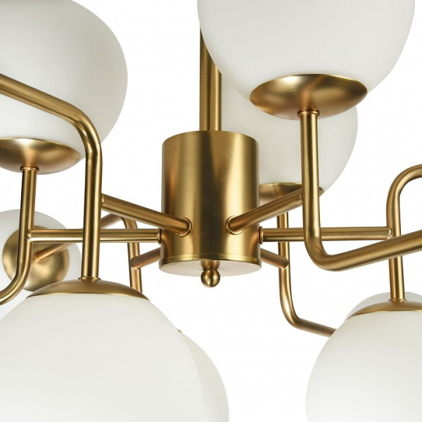 Фото Люстра на штанге Maytoni Erich MOD221-PL-12-G
