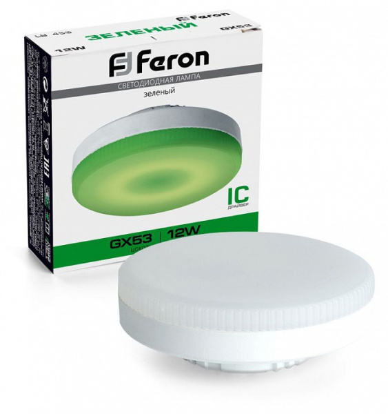 Фото Лампа светодиодная Feron LB-455 GX53 12Вт K 48560