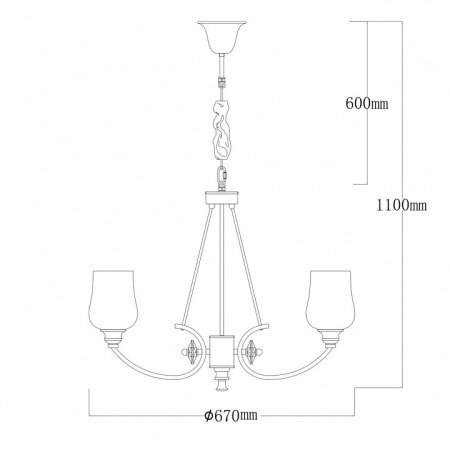 Фото Подвесная люстра MW-Light Палермо 27 386017706