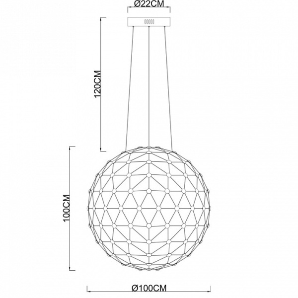 Фото Подвесной светильник Divinare Cristallino 1610/02 SP-140