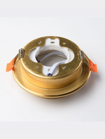 Фото Светильник потолочный встраиваемый Kristy Light KL8817GD GX53 влагозащитный