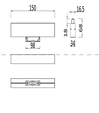 Фото Накладной светильник Maytoni BASIS TR012-2-7W4K-W