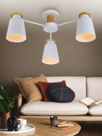 Фото Потолочная люстра Rivoli Adna Б0053435