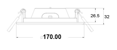 Фото Встраиваемый светильник Maytoni Stockton DL016-6-L12W