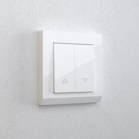 Фото Выключатель для жалюзи Werkel белый W1124501