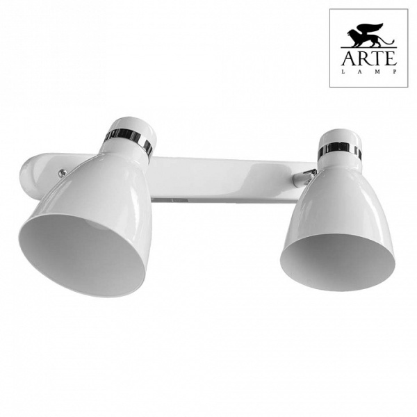 Открыть Спот Arte Lamp Mercoled A5049AP-2WH Фото Спот Arte Lamp Mercoled A5049AP-2WH