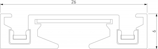 Фото Трек накладной Elektrostandard Flat Magnetic a063722