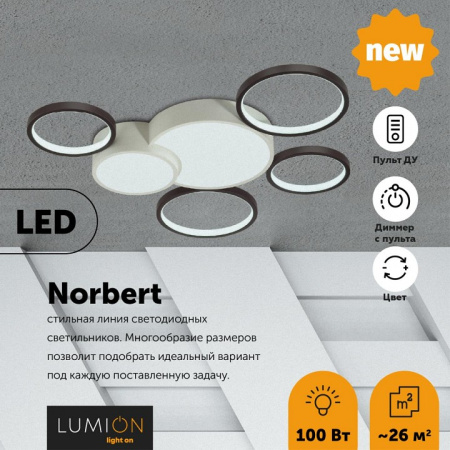 Фото Потолочная люстра Lumion Norbert 5253/99CL