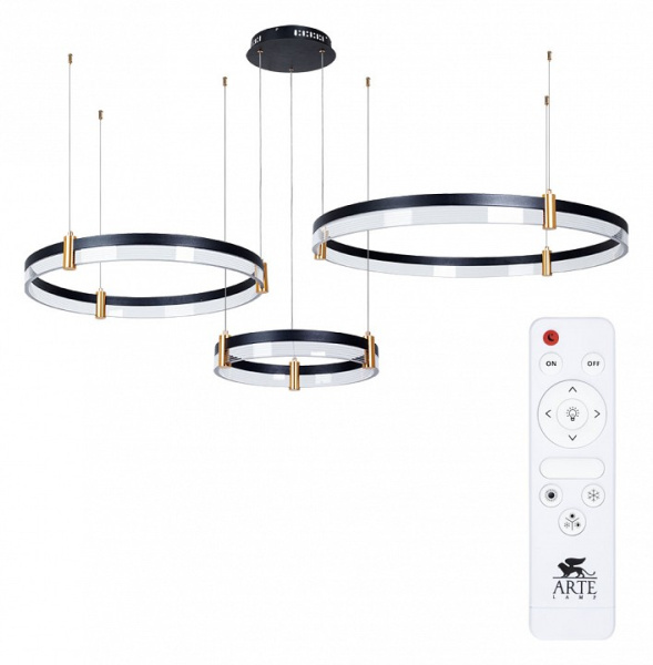 Фото Подвесной светильник Arte Lamp Mercury A2185SP-3BK
