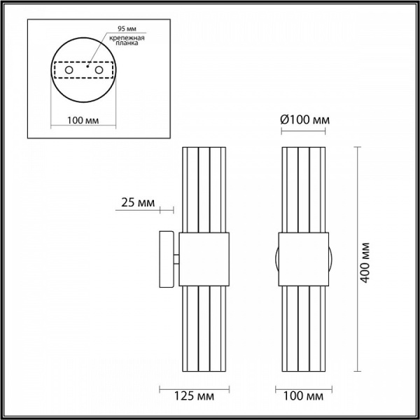 Открыть Бра Odeon Light Viketa 4786/2W Фото Бра Odeon Light Viketa 4786/2W