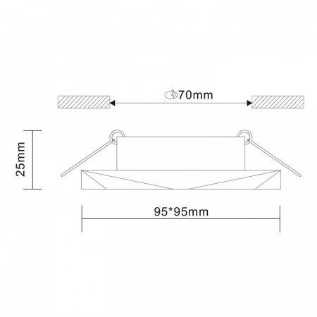 Фото Встраиваемый светильник ST-Luce Ovasis ST203.508.01