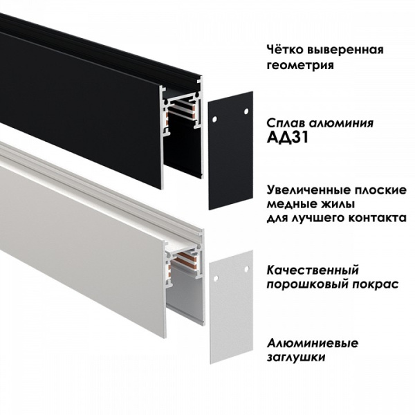 Фото Трек накладной Novotech Flum 135155