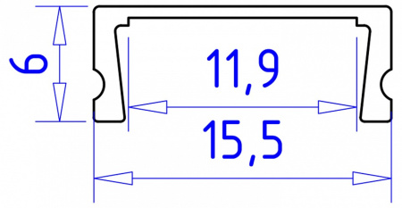Фото Профиль накладной Ambrella Light GP GP1700WH