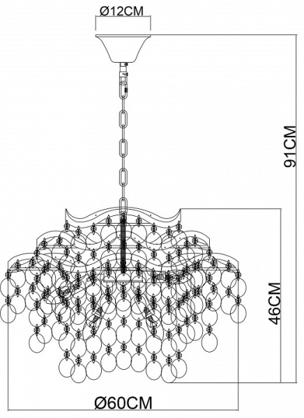 Фото Подвесная люстра Arte Lamp Pipirima A4065SP-9SG