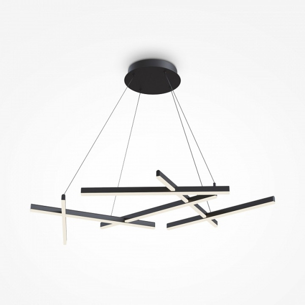 Фото Подвесная люстра Maytoni Line MOD016PL-L80BK