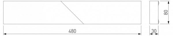 Фото Накладной светильник Elektrostandard Snip 40107/LED