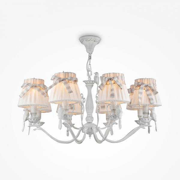 Фото Подвесная люстра Maytoni Bird ARM013-08-W
