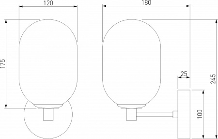 Фото Бра Eurosvet Loona 60161 латунь