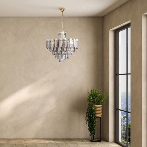 Фото Подвесная люстра Maytoni Flare DIA200PL-08G