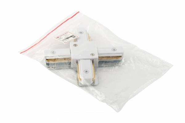 Фото Соединитель X-образный для треков Denkirs DK Track White TR1104-WH
