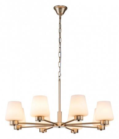 Открыть Подвесная люстра Indigo Tulip 13004/8P Gold Фото Подвесная люстра Indigo Tulip 13004/8P Gold