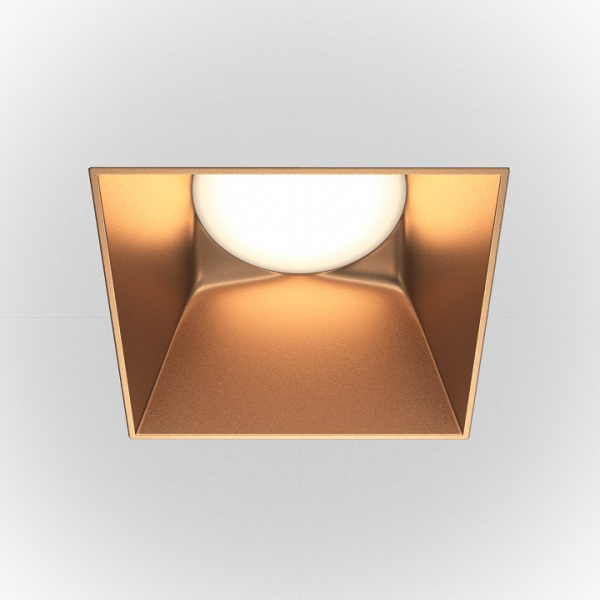 Фото Встраиваемый светильник Maytoni Share DL051-01-GU10-SQ-WMG