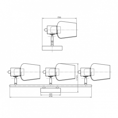 Фото Спот Escada Woody 691/3P