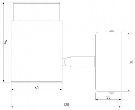 Фото Бра Eurosvet Morgan 20124/1 черный