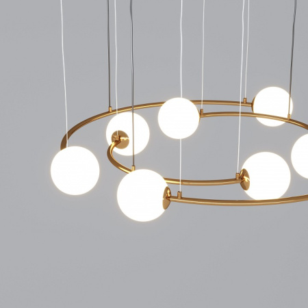 Открыть Подвесная люстра Bogate's Brook 359/8 латунь Фото Подвесная люстра Bogate's Brook 359/8 латунь