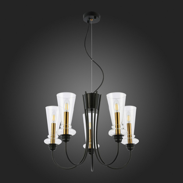 Открыть Подвесная люстра EVOLUCE Rammo SLE112403-05 Фото Подвесная люстра EVOLUCE Rammo SLE112403-05