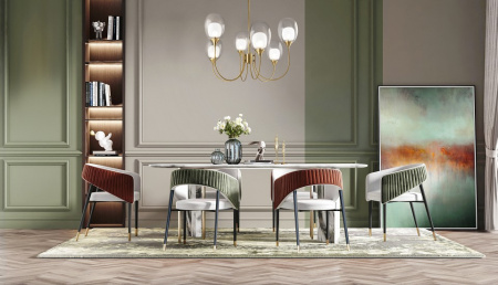 Фото Люстра на штанге Maytoni Aura MOD016PL-06BS