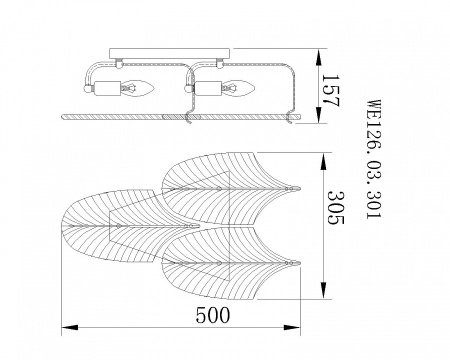 Фото Накладной светильник Wertmark Arctioma WE126.03.301