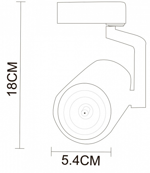 Фото Светильник на штанге Arte Lamp Traccia A2310PL-1BK