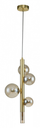 Открыть Подвесная люстра Indigo Canto 11026/5P Gold Фото Подвесная люстра Indigo Canto 11026/5P Gold