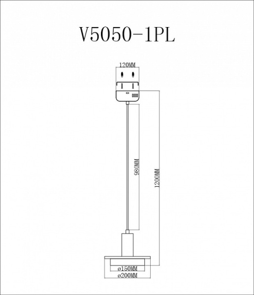 Фото Подвесной светильник Moderli Solumn V5050-1PL