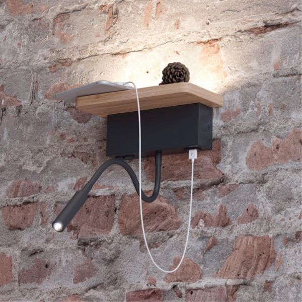 Фото Бра с полкой Odeon Light Woody 3868/8WL
