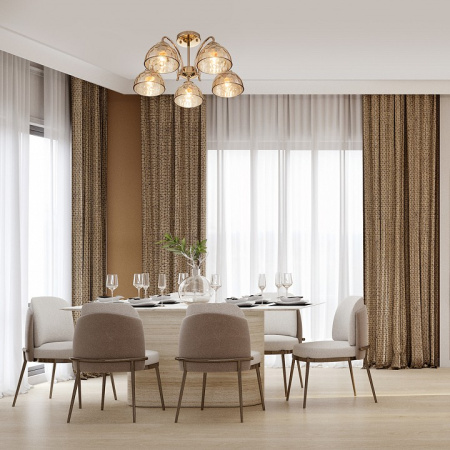 Открыть Накладной светильник Escada Mallow 665/5P Фото Накладной светильник Escada Mallow 665/5P