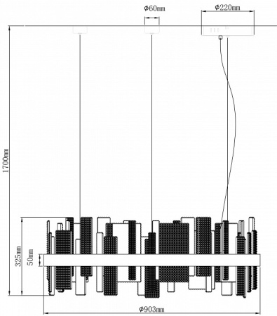 Фото Подвесной светильник Wertmark Lotta WE460.02.303