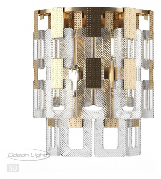 Фото Накладной светильник Odeon Light Buckle 4989/2W