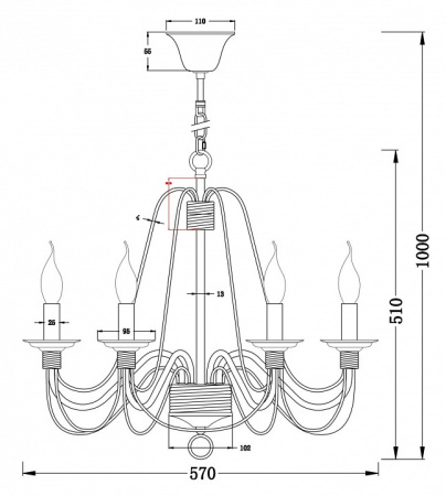 Фото Подвесная люстра Freya Velia FR2046-PL-06-WG