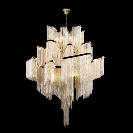 Открыть Подвесная люстра Loft it Stream 10208/1000 Gold Фото Подвесная люстра Loft it Stream 10208/1000 Gold