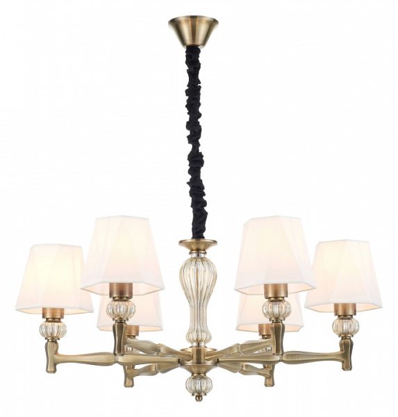 Открыть Подвесная люстра Escada Arcadia 672/6S Brass Фото Подвесная люстра Escada Arcadia 672/6S Brass