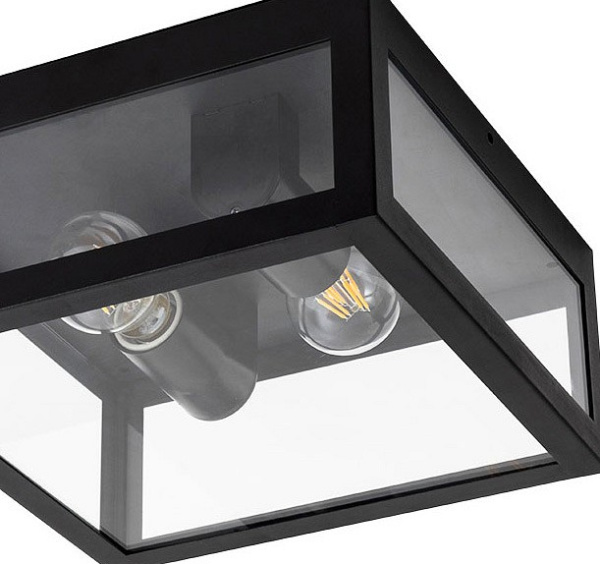 Фото Накладной светильник Arte Lamp Belfast A4569PF-2BK
