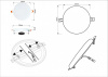 Открыть Встраиваемый светильник Arte Lamp Prior A7982PL-1WH Фото Встраиваемый светильник Arte Lamp Prior A7982PL-1WH