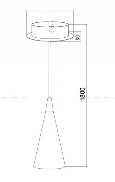 Фото Подвесной светильник Maytoni Nevill P318-PL-01-W