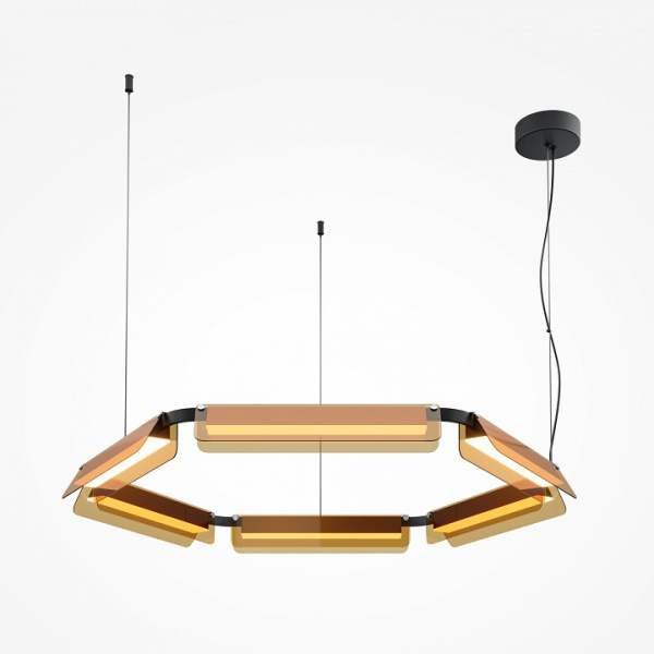 Фото Подвесной светильник Maytoni Flat MOD296PL-L60BC3K