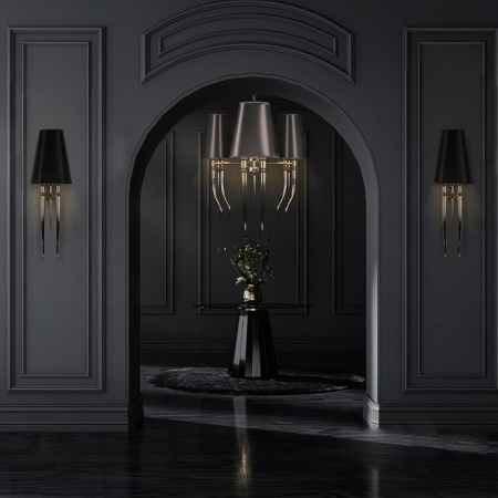 Открыть Подвесная люстра Loft it Brunilde 10207/6 Black Фото Подвесная люстра Loft it Brunilde 10207/6 Black