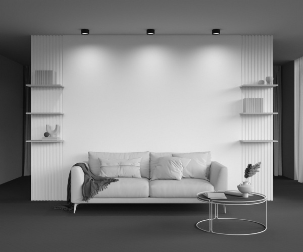 Фото Накладной светильник Maytoni Glare C091CL-12W3K-B