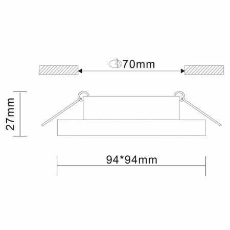 Фото Встраиваемый светильник ST-Luce Gera ST205.418.01